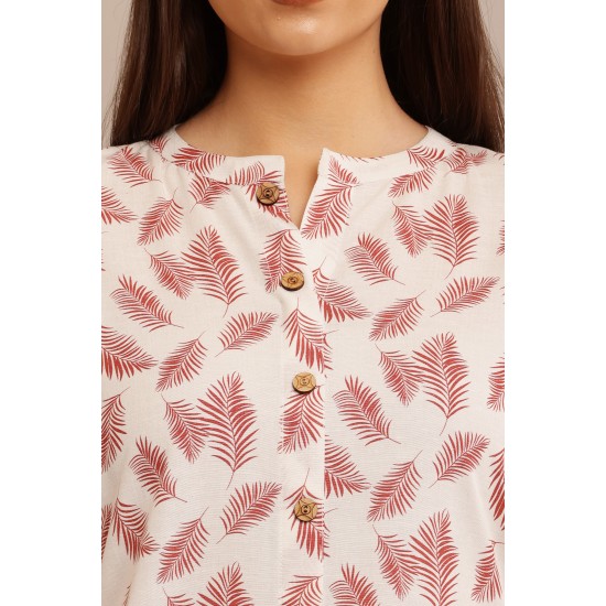 Riie Women Geometric Print A-line Kurta